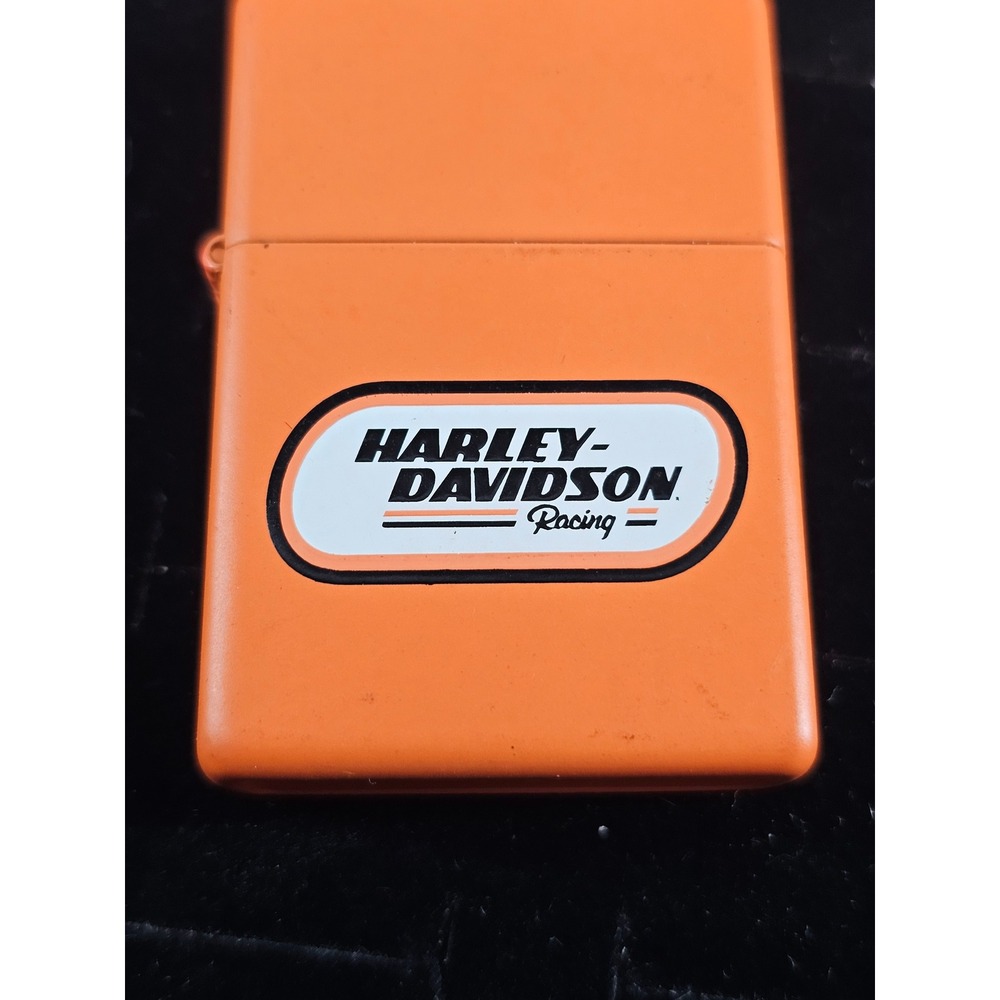 Zippo Lighter - Harley Davidson Racing -‎ Race - Matte Orange - Model: 97992-02V